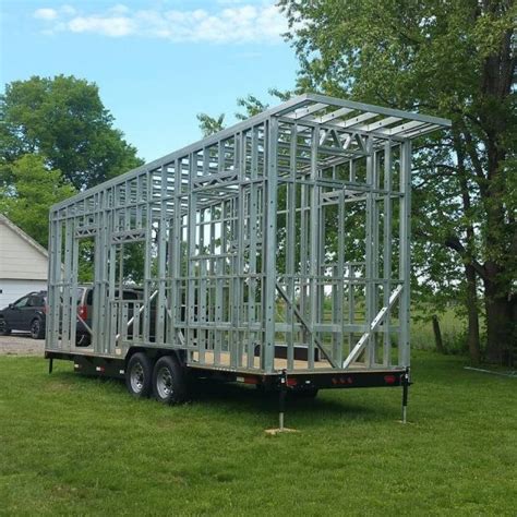 metal tiny house frame|lightweight steel framed buildings.